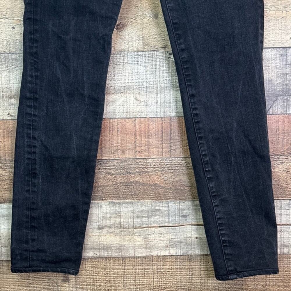 Moussy Vintage Filer Rebirth Skinny Jeans High Waist Light Black SZ 28 - Picture 3 of 10